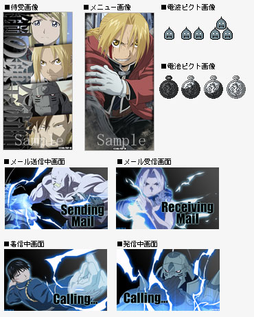 鋼の錬金術師 ＦＵＬＬＭＥＴＡＬ ＡＬＣＨＥＭＩＳＴ　きせかえサービス